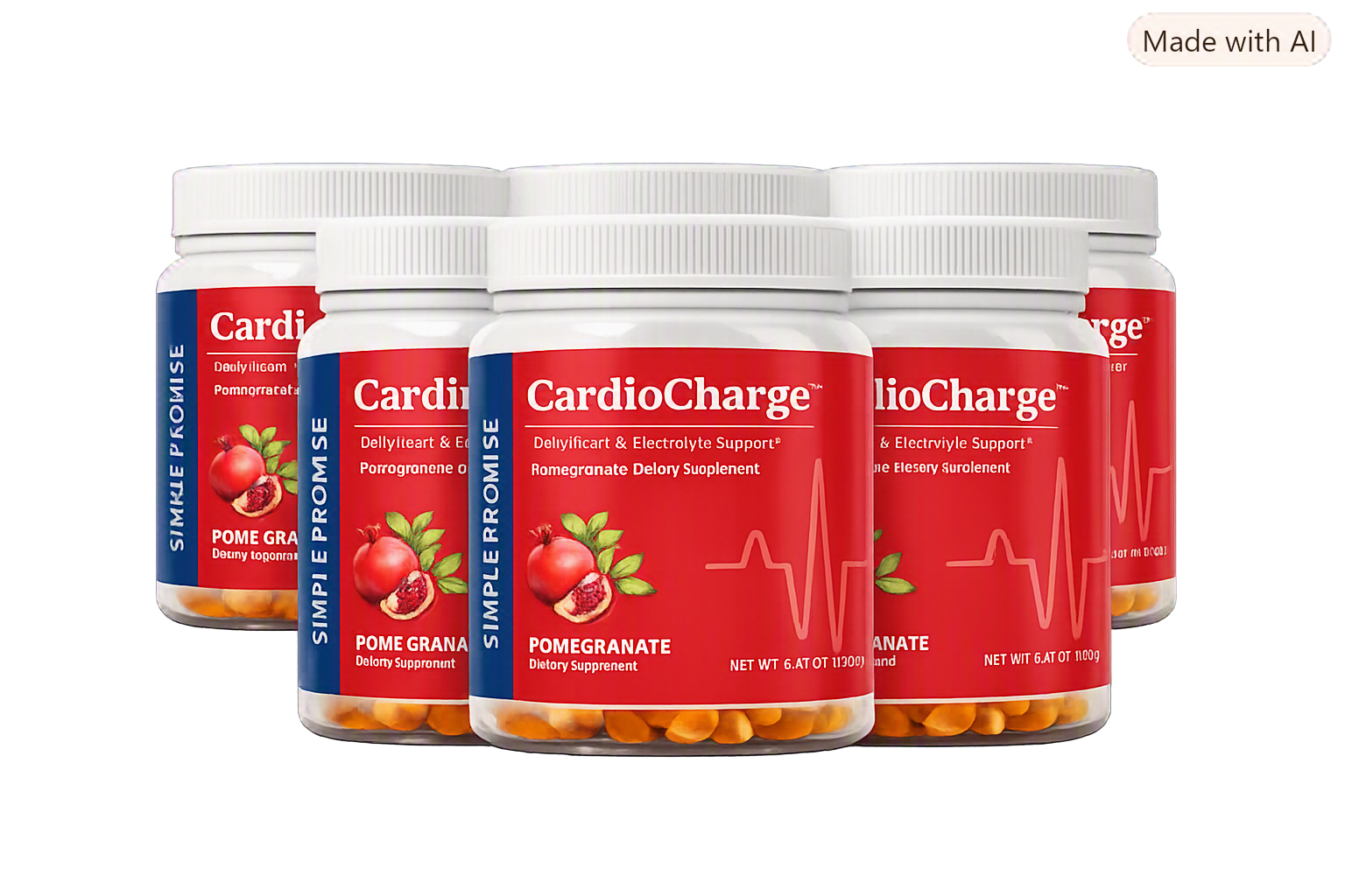 Cardio Charge six-tub pack for maximum value