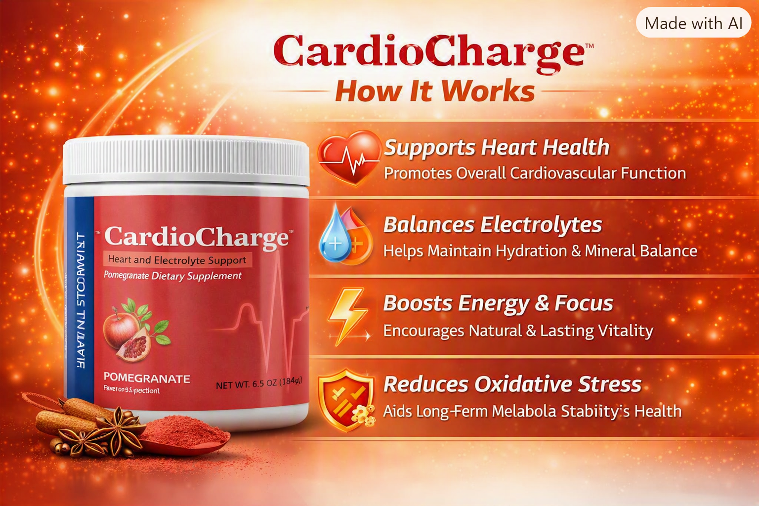 How Cardio Charge works — from scooping the powder to supporting heart health